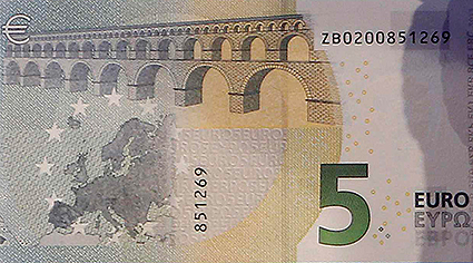 Billete 5 euros
