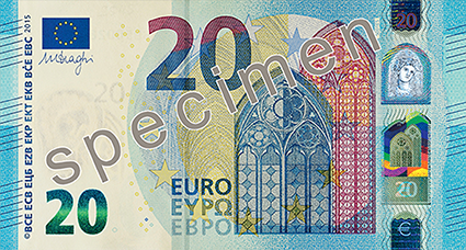 Billete de 20 euros