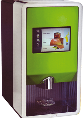 SandenVendo dispensar zumos