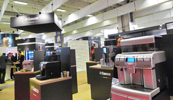 Stand de Saeco en Vending Paris 2014
