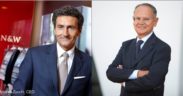 Andrea Zocchi, CEO de N&W, y Jorge Roure Boada, presidente del consejo de administración de Quality Espresso S.A