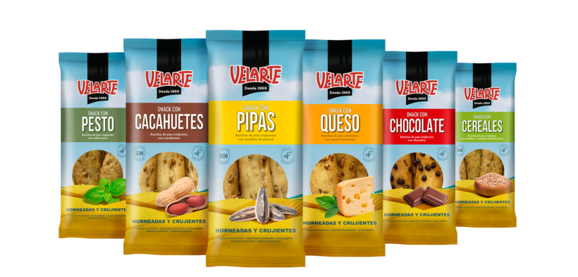 Velarte lanza la actualización de diseño del packaging de sus barritas artesanas