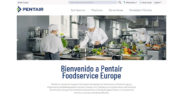 Pentair presenta su nuevo sitio web 'Pentair Foodservice'
