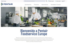 Pentair presenta su nuevo sitio web 'Pentair Foodservice'